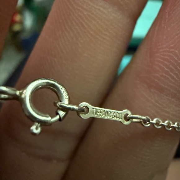 Tiffany & Co. Sterling Silver Paloma Picasso Loving Heart Chain Necklace 24" - Picture 10 of 10